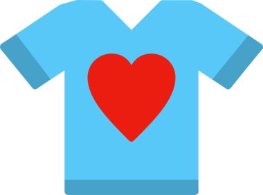 t-shirt simgesi, vektör illüstrasyonu basit tasarım