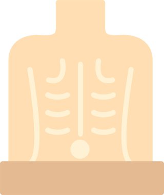 Vücut. Web simgesi basit illüstrasyon