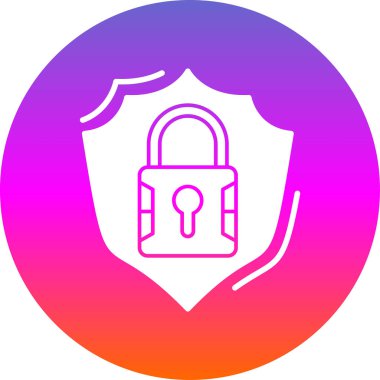 güvenli simge vektör çizim 