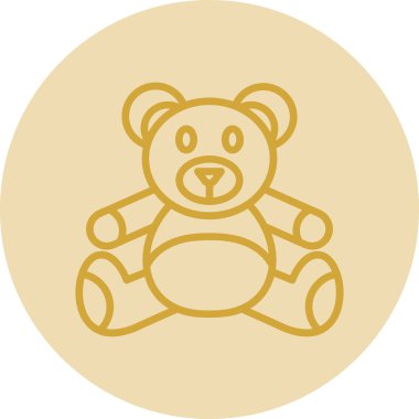 Oyuncak oyuncak ikonunun vektör çizimi