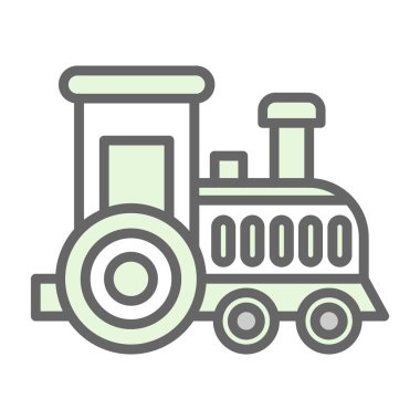 Toy train. web icon simple design