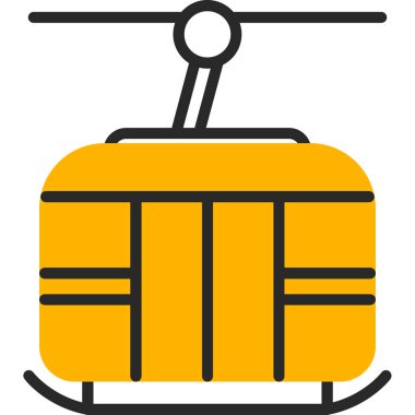 Tek bir izole simgenin vektör illüstrasyonu