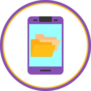 akıllı telefon e- posta mobil simgesi