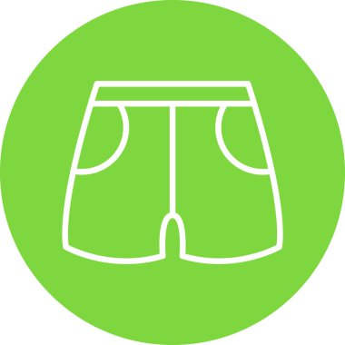 Kısa simge, illüstrasyon basit tasarım