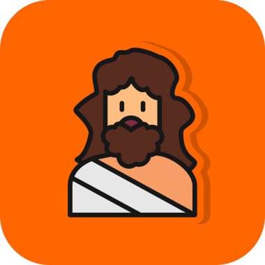 İsa karakterin çıkartma simgesi