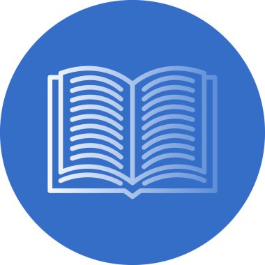 kitap simgesi, vektör illüstrasyonu basit tasarım
