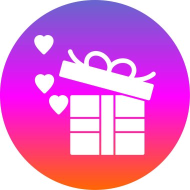 hediye kutusu vektör simgesi 