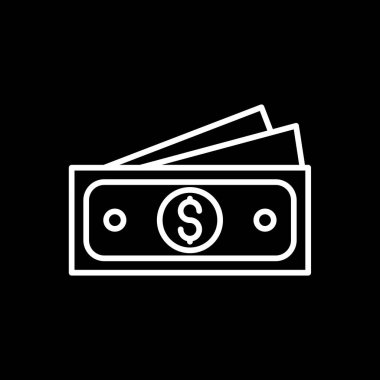 Web ve mobil uygulama tasarımınız için para simgesi, dolar logosu konsepti 