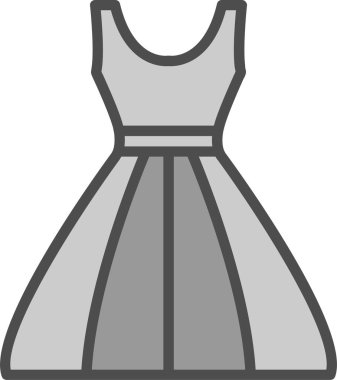 elbise simgesi, vektör illüstrasyonu basit tasarım