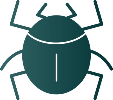 Böcek simgesi. Düz dizayn. vektör 10