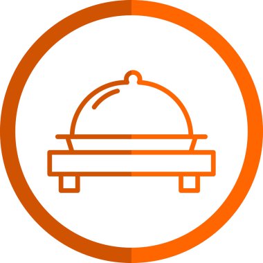 Gıda simgesinin vektör illüstrasyonu 