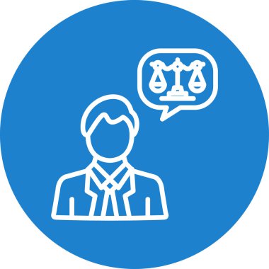 İş insanları simgesinin vektör illüstrasyonu