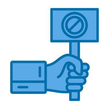 Mavi arkaplanın vektör illüstrasyonu