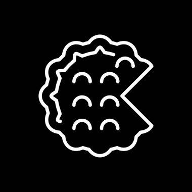 Tatlı şeker simgesi. vektör çizim