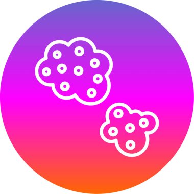 Bulut. Web simgesi basit tasarım