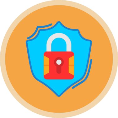 güvenli simge vektör çizim 