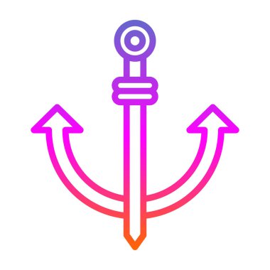 Çapa. Web simgesi basit illüstrasyon 