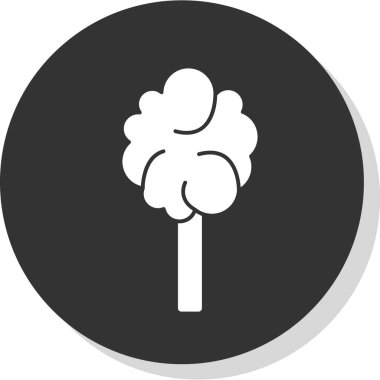 Pamuk helva ikonu, vektör illüstrasyonu 