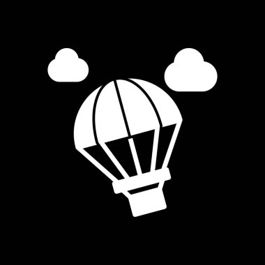 balon hava balonu hava simgesi katı biçimde