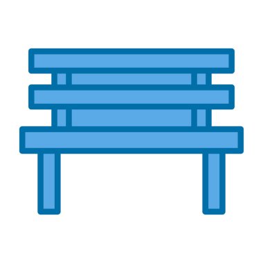 bank doldurulmuş vektör mavi simge tasarımı