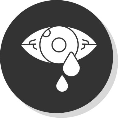 Göz. Web simgesi basit illüstrasyon