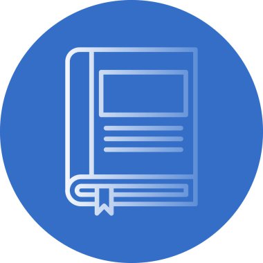 kitap simgesi, vektör illüstrasyonu basit tasarım