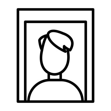 çerçeve simgesi olan adam, özet biçimi