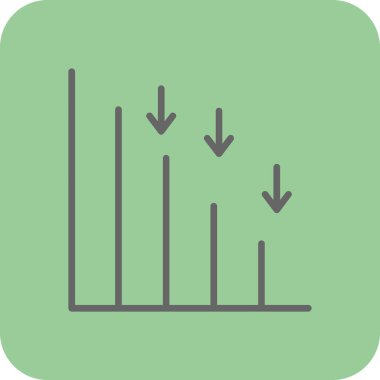 grafik ikonu vektör illüstrasyonu