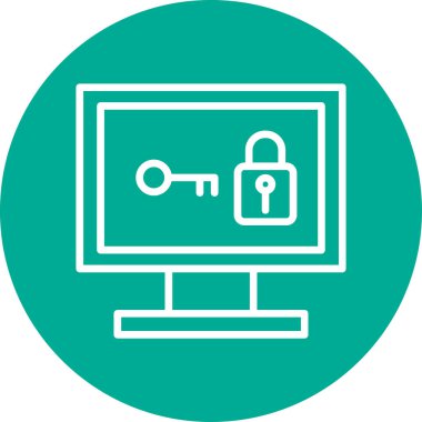 İnternet web simgesi basit tasarım