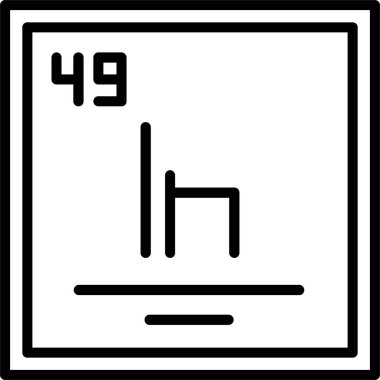 Indium vektörünün basit simgesi