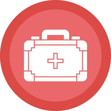 ilk yardım kiti vektör simgesi 