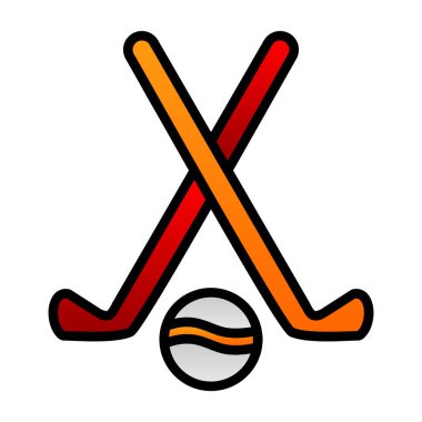 hokey ekipman vektör simgesi