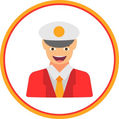 Düz biçimli Avatar kişi simgesi