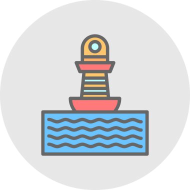 Simge vektör çizim şamandıra 