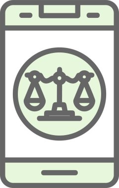 Modern adalet eksikliğinin vektör çizimi