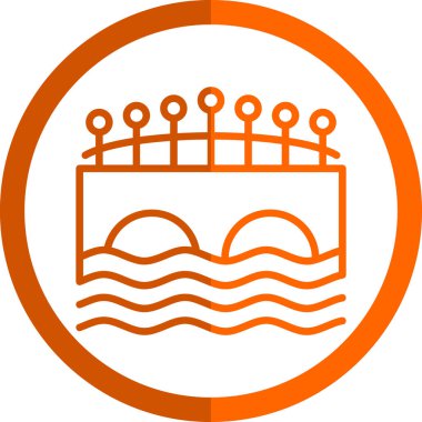 Yüzme havuzu. Basit resimleme