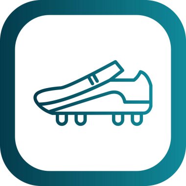 Futbol önyükleme kutsal kişilerin resmi, vektör çizim 