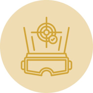 Altın bir taç ikonunun çizimi