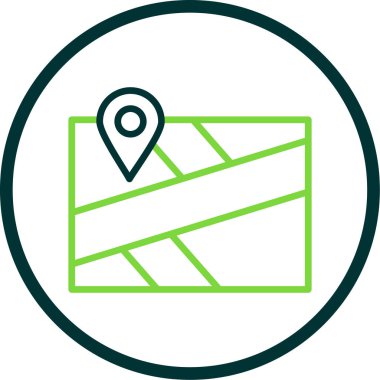 konum pin konum simgesi, vektör arkaplan 