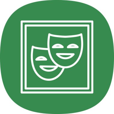 vektör komedi simgesi