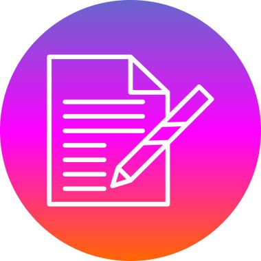 belge simgesi vektör illüstrasyonu