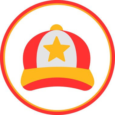 beyzbol şapkası modern simgesi, vektör illüstrasyonu