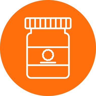 Şişenin modern simgesinin vektör illüstrasyonu