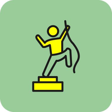 Web simgesi vektör illüstrasyonuna tırmanılıyor