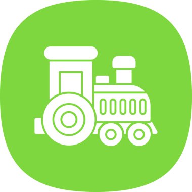 Toy train. web icon simple design