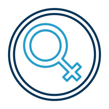 Kadın simge vektör çizim