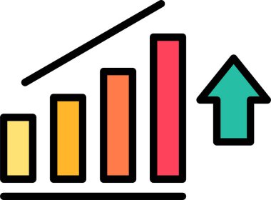 iş grafiği vektör illüstrasyonu