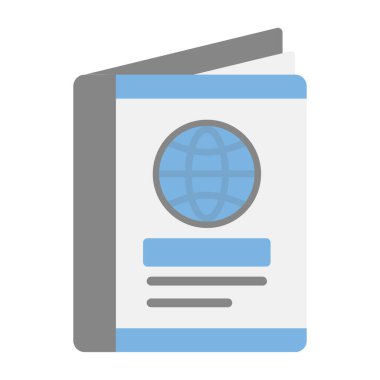 Kitap. Web simgesi basit illüstrasyon