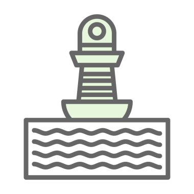 Simge vektör çizim şamandıra 