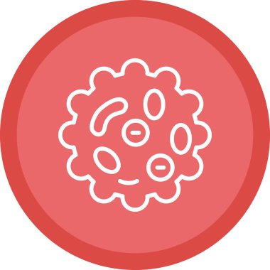 çiçek simgesi vektör illüstrasyonu